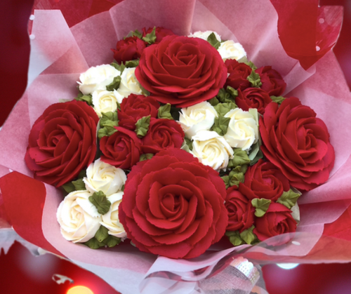 Valentines Cupcake Bouquet